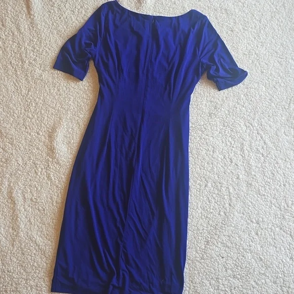 Vince Camuto Midi dress cob cobalt purple women’s size 8 - Picture 9 of 15